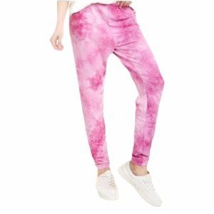 Wildfox Love Potion Pink Tie Dye Soft  Joggers sz M